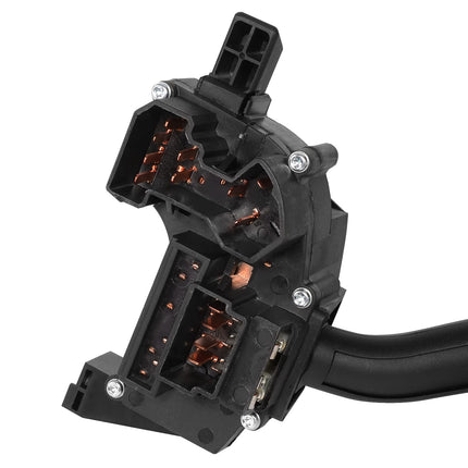 DNA MOTORING OEM-SW-0017 Interruptor de combinación compatible con 1997-2004 E150 E250 E350, atenuación alta/baja, intermitente, luces de emergencia, limpiaparabrisas, lavaparabrisas