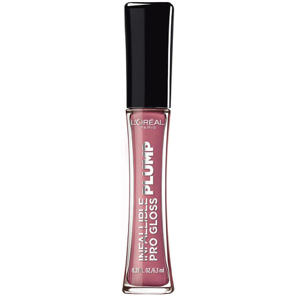 L’Oréal Paris Infallible Pro-Gloss Lip Plumper with Hyaluronic Acid, Mauve Glow 606, 0.21 fl. oz.