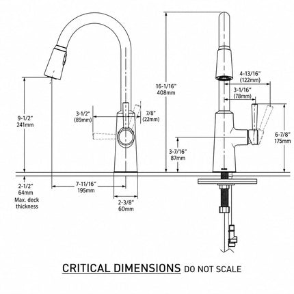 Moen 7402 Riley Pull-Down Spray High-Arc Kitchen Faucet with Reflex and Power Cl, Spot Resist Stainless