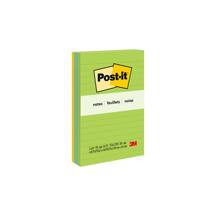 Post-it Notes, 4x6 in, 3 Pads, America's #1 Favori