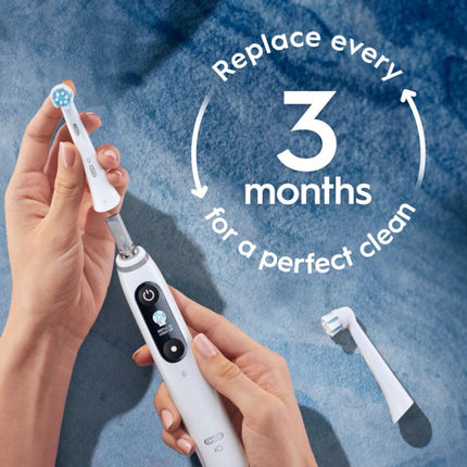 Oral-B iO Series Gentle Care Replacment Brush Head Series Electric Toothbrushes, White, 4 Count