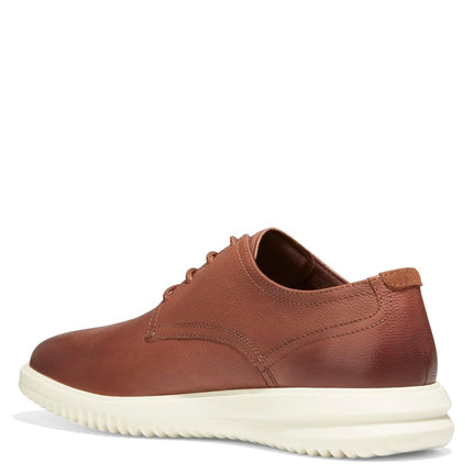 Chaussures richelieu à bout droit Grand+ pour homme Cole Haan, cuir fauve/ivoire, 8.5-W US