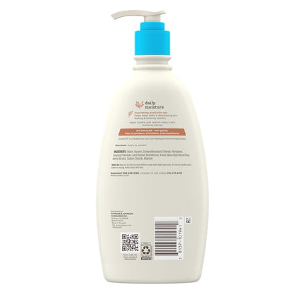 Aveeno Baby Daily Moisture Body Lotion, Fragrance-Free, 18 fl oz, 2 Pack