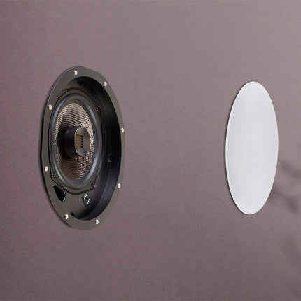 Monoprice Amber Ceiling Speakers 6.5-inch 2-way Carbon Fiber with Ribbon Tweeter (pair)