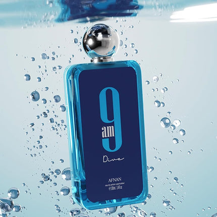 9 Collection - 9 AM Dive by Afnan for Unisex - 5 oz EDP Spray