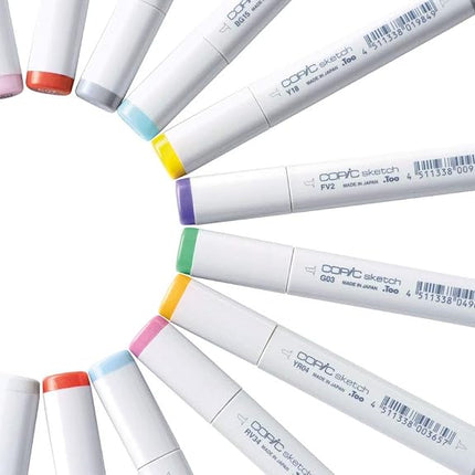 Copic Sketch Coloured Marker Pen - (Y-08) Acid Yellow, For Art & Crafts, Colouring, Graphics, Highlighter, Design, Anime, Professional & Beginners, Art Supplies & Colouring Books