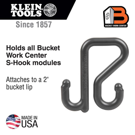 KLEIN TOOLS 2-Inch Utility Bucket S-Hook