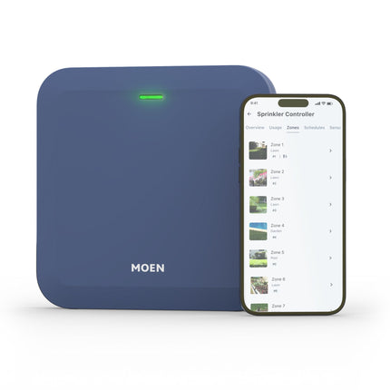 Moen 16-Zone Smart Sprinkler Controller, Wi-Fi Con