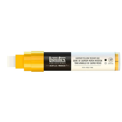 Marqueur large professionnel Liquitex, teinte jaune cadmium moyen