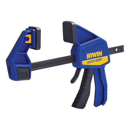 IRWIN QUICK-GRIP Bar Clamp, One-Handed, Medium-Duty, 6-Inch (1964717), Blue