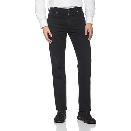 Wrangler Herren Durables Regular Fit Jeans, Schwar