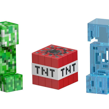 Mattel Minecraft Diamond Level Creeper, 5.5-inch Collector Action Figure with Die-cast Accessories, Toy Collectible Gift for Adult Fans & Kids Ages 6 Years & Older, HLL31