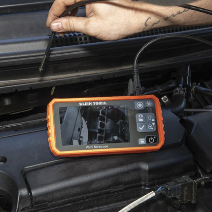 Klein Tools 69473 Replacement Inspection Camera for Klein Wi-Fi Pro Borescope Cat. No. ET19, 6 LEDs, IP67 Waterproof, 5.5 mm, 9.8-Foot Cable