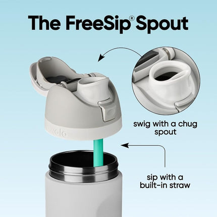 Owala FreeSip Insulated Stainless Steel Water Bottle, 710ml, Summer Sweetness
