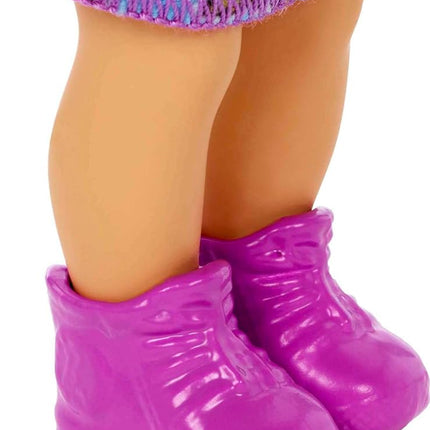 Barbie Skipper Babysitters Inc Doll & Accessories Set with Brunette Doll in Butterfly Dress, Potty & Bathroom-Themed Pieces