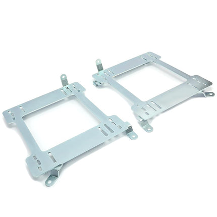ALMULOO Seat Mount Bracket Compatible with 1992-1999 BMW 3 Series E36 Coupe Replacement Driver and Passager Side Steel Zinc-Plated Silvery