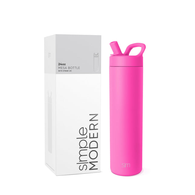 Simple Modern Water Bottle with Straw lid | Insula