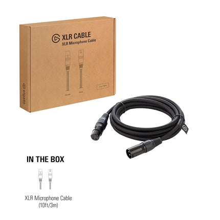Elgato XLR Cable, Shielded Microphone Cable, 10ft