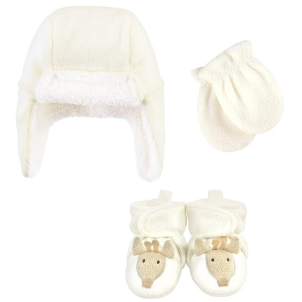 Conjunto de gorro, manoplas y botines Hudson Baby para niña, diseño de jirafa, 18-24 meses