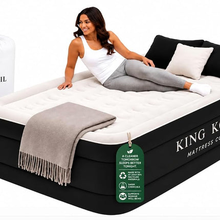 King Koil Luxury Twin Air Mattress with Built in P