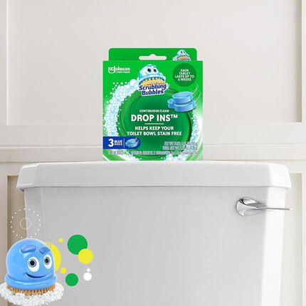Scrubbing Bubbles Toilet Cleaner Drop Ins, 3 Count, 4.2 Ounce