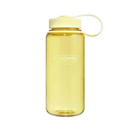 Nalgene Sustain Tritan BPA-Free Water Bottle Made with Material Derived from 50% Plastic Waste, 16 OZ, Wide Mouth, Butter