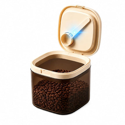 Airtight Food Storage Container with Magnetic Scoo