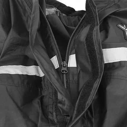 Nelson-Rigg Stormrider Rain Suit (Black/High Visibility Yellow, XXX-Large)