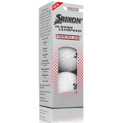 Srixon Q-Star Ultispeed Track Golf Balls, White