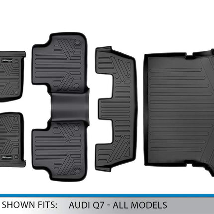 Alfombrillas para coche MAX LINER A0364/B0364/C0364/D0364, Revestimientos de goma para maletero