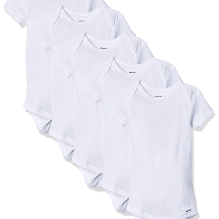 Gerber Baby Soft Cotton Short Sleeve Onesies 5-pac