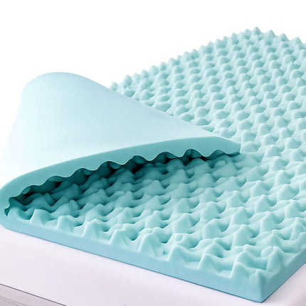 DMI Foam Mattress Topper, Egg Crate Foam Pad, Mattress Pad and Bed Topper for Support, Air Circulation, Pressure Relief and Weight Distribution, Hospital Size Mattress, 33 x 72 x 4