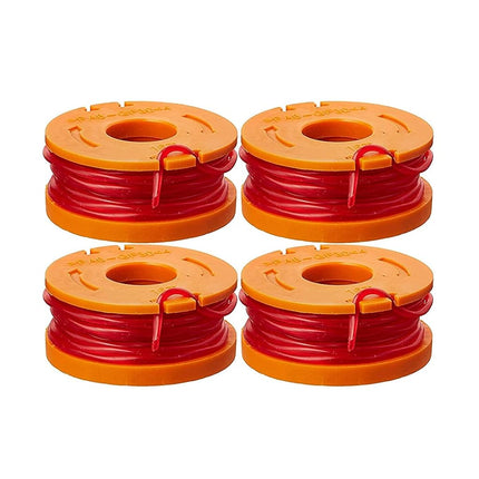 WORX WA0047 Paquete de 4 líneas de repuesto para recortadora de hilo, naranja