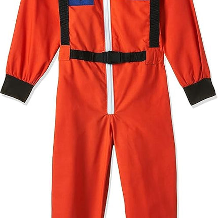 Astronaut 882700S Jumpsuit + Hat Fancy Dress Space Uniform Costume, Kid's, Small (Ages 3 - 4) Halloween