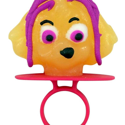Decorated PAW Patrol Themed Lollipops Rings, Assorted Fruit Flavored Hard Candies, 18 Individually Wrapped Pieces