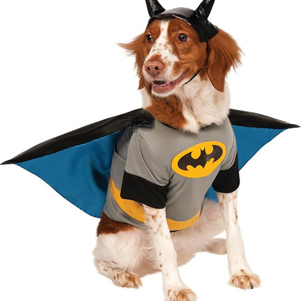 Rubies Official DC Batman Pet Dog Costume, Big Dog Size: XX-Large Neck to Tail 36 Inch, Chest 32 Inch Halloween