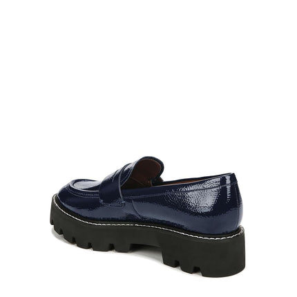 Mocassins à pampilles avec semelle crantée Balin de Franco Sarto pour femme, bleu nuit, 10 large