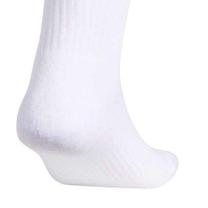 adidas Athletic Cushioned Crew Socks With Arch Compression For A Secure Fit (6-pair) Men's Sports Socks (Pack of 6), Black White, M