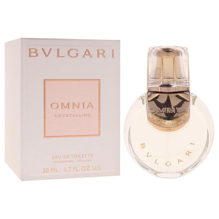 Omnia Crystalline by Bvlgari for Women - 1.7 oz EDT Spray (Refillable)