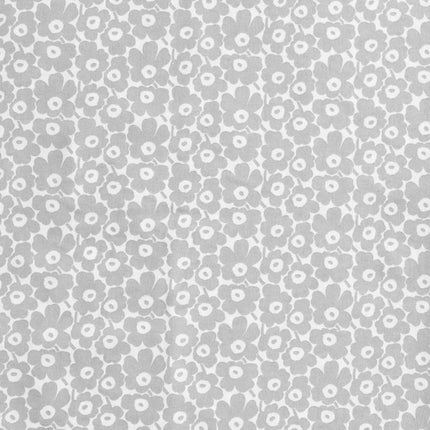MARIMEKKO - Queen Sheets, Cotton Percale Bedding Set, Crisp & Cool Home Decor (Pikkuninen Unikko Grey, Queen)