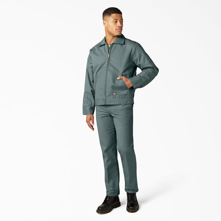 Dickies Men's Insulated Eisenhower Front-Zip Jacket, Lincoln Green, M