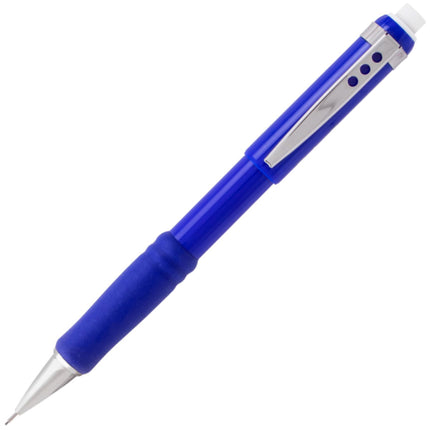 Portaminas Pentel Twist Erase III de 0,5 mm, paquete de 4 unidades de colores surtidos (1 de cada uno: negro, azul, verde, violeta)