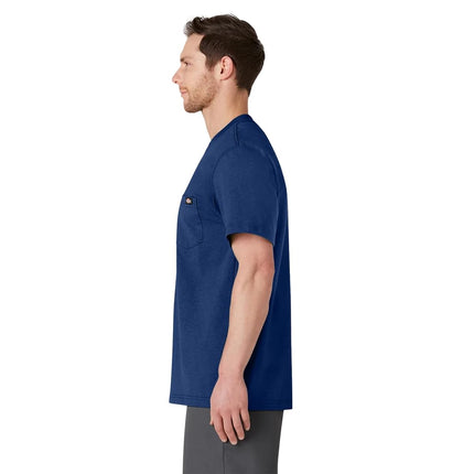 Dickies Men's Big & Tall Heavyweight Crew Neck Short Sleeve Tee Big-Tall, Ink Navy Heather, S