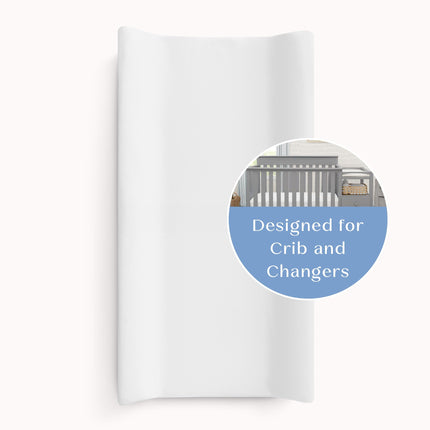 Delta Children Crib and Changer Changing Pad and Cover, White