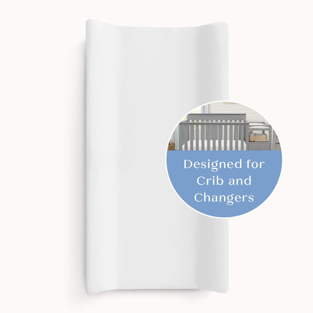 Delta Children Crib and Changer Changing Pad and Cover, White