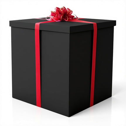 Extra Large Gift Box 28x28x28"—Giant Black Gift Bo