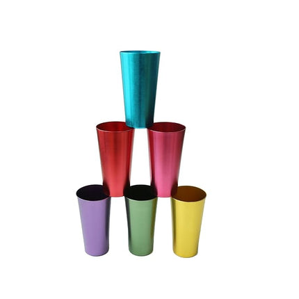 Trademark Innovations Retro Aluminum Tumblers - 6 