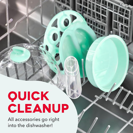 Cuiseur à œufs rapide Dash Deluxe pour œufs durs, pochés, brouillés, omelettes, légumes à la vapeur, boulettes et plus encore, capacité de 12 œufs, avec fonction d'arrêt automatique - Aqua