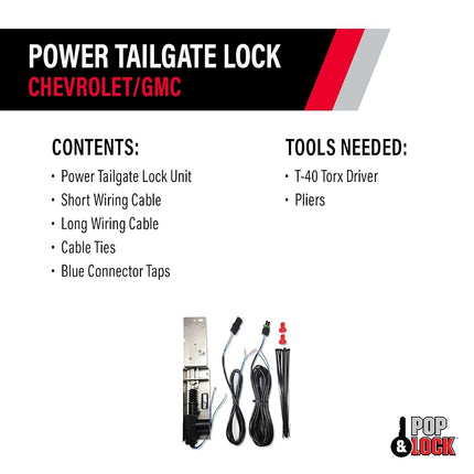 Pop & Lock PL8110 Power Tailgate Lock for Chevy/GMC