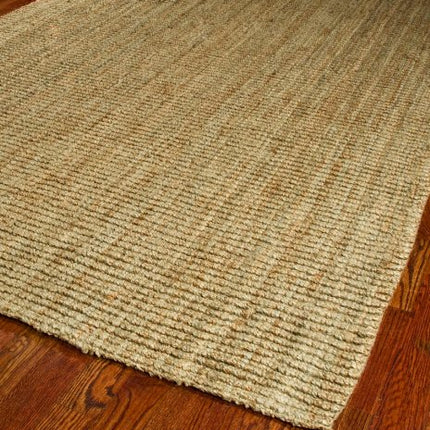 SAFAVIEH Natural Fiber Collection Runner Rug - 2' x 10', Natural, Handmade Chunky Textured Jute 0.75-inch Thick, Ideal for High Traffic Areas in Living Room, Bedroom (NF447A)